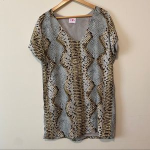 Buddy love snake print dress
